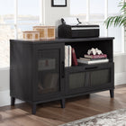 Sauder - 433268 La Collection Tiffin Line Crédence - Finition Raven Oak-Tablette réglable derrière chaque porte. 