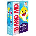 Pansements adhésifs de marque Band-Aid Pinkfong Baby Shark, 20 pansements assortis-Pour l’emploi sur les coupures et égratignures mineures