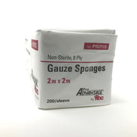 Éponges gaze, 2x2po, 5000/pqt P157115-1