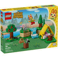 LEGO - Le camping de Clara - 164 Pièces-Ensemble de jeu de tente pour les enfants de 6 ans et plus – Avec l’ensemble Animal Crossing Le camping de Clara, les filles et les garçons s'amuseront à construire un décor inspiré de la série de jeux vidéo