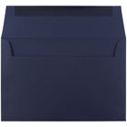 JAM Paper Enveloppes A9 nuances foncées, bleu marine, 250/paquet-Intérieur vierge où écrire un mot personnalisé