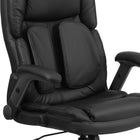Flash Furniture – Fauteuil directeur pivotant à dossier haut avec accoudoirs rabattables, cuir noir (BT90275H)-Mécanisme de verrouillage d'inclinaison