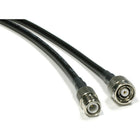 Turmode – Câble pour antenne de réseau sans fil WF6023 de 6 pi, 3,5 x 0,4 x 3,5 po, noir-Câble LMR100 de 6 pi TNC-RP mâle vers TNC-RP femelle