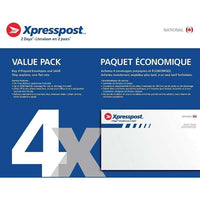 Xpresspost – Paquet économique – National – Standard, paq./4-Enveloppes d'expédition pratiques à tarif forfaitaire