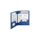 SmeadMD – Chemises de classement LockitMD de format lettre à deux pochettes, bleu foncé, 25/paquet-Leur rabat unique sur le dessus se replie pour garder à l’abri vos documents importants et les empêche de tomber