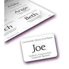Étiquettes autocollantes pour porte-nom, impression laser et jet d’encre Avery, blanches, paquet de 400-Étiquettes flexibles blanc mat