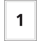 Avery - Étiquettes électrostatiques - 8-1/2po x 11po - Blanc  - 8 Étiquettes-7