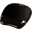 Fellowes tapis de souris - repose poignets Gel Crystal, noir-Wrist support conforms to your wrist and redistributes pressure points