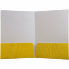 JAM Paper - Chemises cannelées ondulées, jaune, paq./12 (87499g)-Jaune