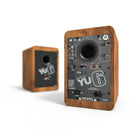 Kanto YU6 Haut-parleurs de bureau amplifiées 200W avec Bluetooth et préamplificateur phono - Noyer-Entrées: 3,5 mm AUX, Entrée RCA avec commutateur Phono, 2 x Optique (TOSLINK), Bluetooth