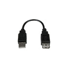 StarTech Câble adaptateur USB 2.0 A à A, M/F, rallonge de 6 po-Type de câble : USB