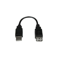 StarTech Câble adaptateur USB 2.0 A à A, M/F, rallonge de 6 po-Type de câble : USB