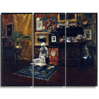 Designart – Toile imprimée de William Merritt « Studio Interior » (PT5014-3P)-Impression