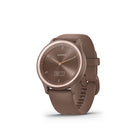Garmin - Montre intelligent Vivomove Sport GPS et tracker d’activité - Cacao-Montre intelligent hybride élégante de 40 mm avec un look analogique intemporel et des fonctionnalités intelligentes