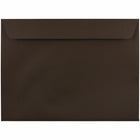 JAM Paper - Enveloppes pour livret - 9.5" x 12.625" - Brun chocolat recyclé - Paquet de 25- Couleur : marron chocolat.
