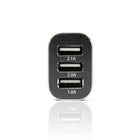 Veho – Chargeur de voiture triple USB 5V 5.1A VAA-010 pour tout dispositif à chargement USB-Compatible avec les ports de véhicule standard de 12 à 18 V