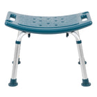 Flash Furniture Chaise De Bain Et Douche Réglable série HERCULES-Marine (DCHY3410LNV)-Chaise de douche de qualité médicale
