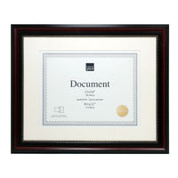 Kiera Grace – Cadre pour document Lucy, 11 x 14 po, encadré de 8,5 x 11 po, brun foncé, perlage doré, 8/paquet (PH43820-1MC)-11 x 14 po, encadré pour document de 8,5 x 11 po (ouverture de l’encadrement : 8 x 10,5 po)