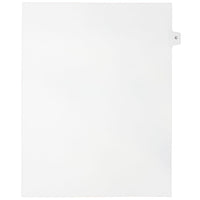 Mark Maker – Onglets séparateurs juridiques blancs, 1/15 onglets, format lettre, sans trous, lettre C, 25/paquet-Onglets séparateurs blancs, 1/15 onglets