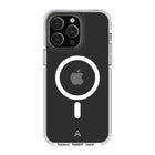AXS - PROShield Plus etui transparent compatible avec MagSafe teste contre les chutes pour Apple iPhone 14 Pro, Givre-Coins renforces subtils absorbant les chocs