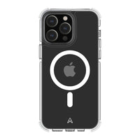AXS - PROShield Plus etui transparent compatible avec MagSafe teste contre les chutes pour Apple iPhone 14 Pro, Givre-Coins renforces subtils absorbant les chocs
