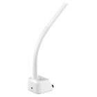 Sheffield Home - Flex Lampe de Travail à DEL de Chargement Sans Fil Col de Cygne-Dimensions: 4,8" L x 5,5" W x 24,6" H