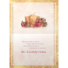 Rosedale - Cartes de souhaits avec enveloppes "Joyeux Noël" Doré - 5-1/2 po x 8 po - Anglais - Paquet de 12-Message extérieur: Joyeux Noël