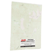 JAM Paper Papier-atlas, 8 1/2 x 11 po, blanc cassé, 100 feuilles/paquet-Blanc cassé