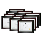 Kiera Grace – Cadre pour document Lucy, 8,5 x 11 po, brun foncé, 12/ensemble (PH43818-8MC)-Brun foncé