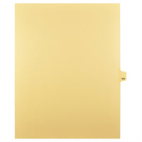Markmaker - Intercalaires imprimes Legal, Chamois, 1/25th coupe, format lettre, sans trous, 25 tabs/PQT, 5 PQT/Boite, Numero 164-Intercalaires imprimes Legal