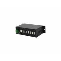 StarTech - Concentrateur USB 2.0 à 7 ports de-Noir. Materiau : Acier. 7 ports