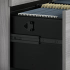 Classeur latéral à 2 tiroirs lettre/légal Studio C de Mobilier d’entreprise Bush - gris platine-Le fini en stratifié thermofusionné protège le meuble contre les rayures et les taches