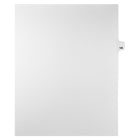 Markmaker - Intercalaires imprimes Legal, Blanc, 1/25th coupe, format lettre, sans trous, 25 tabs/PQT, 5 PQT/Boite, Numero 108-Intercalaires imprimes Legal