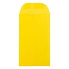 JAM Paper Enveloppes à monnaie no 6, 3 3/8 x 6 po, papier recyclé Brite Hue jaune, 500/paquet-Enveloppes jaunes