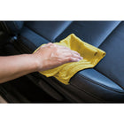 ATTAX - Chiffon en microfibre tout usage - 16 po x 16 po - Jaune - Paquet de 25-16'' x 16''