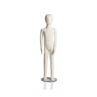 Can-Bramar – Mannequin enfant de 6 ans RPFK-3 souple et doux, 41 po haut., base 12 po de diamètre, tissu couleur peau-Mannequin enfant souple et doux