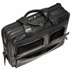 Mancini - Porte-documents à fermeture éclair pour portable 15.6 po / tablette Milan - 16.5" x 6" x 13" -Noir-Convient au portables jusqu’à 15.6 pouces