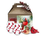Dolce & Gourmando - Coffret Cardinal-Salières et poivrières cardinales en céramique exquises Fabriquées avec des détails complexes et une texture riche, ces salières apportent la beauté des cardinaux à votre table à manger. Verres à vin sans pied avec des motifs cardinaux. Sirotez votre millésime préféré dans ces verres à vin élégants et transparents présentant de charmants motifs cardinaux. Serviettes en papier conçues par Cardinal qui rehaussent votre expérience culinaire, ornées de motifs d'inspiration c