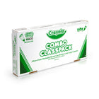Crayola - Ensemble de 256 marqueurs lavables à trait large et gros crayons de cire - Format de classe-256 pieces en 8 couleurs classiques.