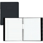 BluelineMD – Agenda NotePro, lignage large et quadrillage, 7 3/5 x 9 1/2 po, noir, 192 pages-Offre deux types d’interlignes; lignage large sur le côté gauche; quadrillage sur le côté droit