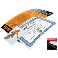 Swingline Pochette pour la plastification GBC RetrieveltMC, 9 x 14 1/2 po, 4 mil, format légal, 25/paquet-Format légal