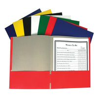 Pochet pap rec sans broch C-Line, 2 poch, varié, 60 (CLI05300)-2 pochettes sans trou