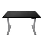 AnthroDesk - Bureau assis/debout electrique - Base Gris avec une surface de travail BM 48" x 30"-Bureau debout à moteur unique avec boutons programmables