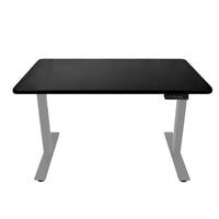 AnthroDesk - Bureau assis/debout electrique - Base Gris avec une surface de travail BM 48" x 30"-Bureau debout à moteur unique avec boutons programmables