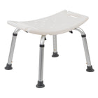 Flash Furniture Chaise De Bain Et Douche Réglable série HERCULES-Blanc (DCHY3410LWH)-Éligible FSA
