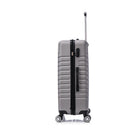TOSCANO RIGOROSO Grand bagage rigide de 30 po - Argent titane-Intérieur de luxe