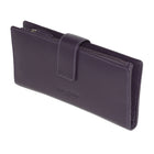 Club Rochelier - Pochette Femme avec Rabat Portefeuille - Prune-Fermeture à languette