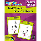 Caractère - Additions et soustractions, 1re année-Le format de cet outil permet à lâ€™enfant non seulement de cibler les notions essentielles vues en classe afin de les réviser à la maison, mais également dâ€™étudier de façon ludique avec un adulte.