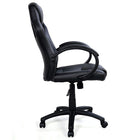 TygerClaw - Fauteuil de luxe de style jeu, dossier élevé, noir-Mécanisme papillon