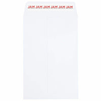 JAM Paper - Enveloppes pour catalogue à extrémité ouverte - 6 x 9 - avec fermeture autocollante - blanc - paquet de 50-Couleur blanche